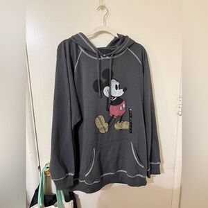 Torrid Gray Hoodie with Mickey Mouse 🐭